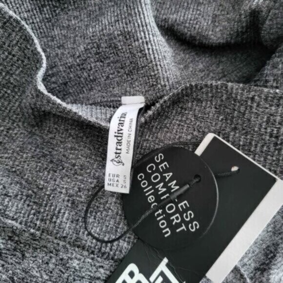 Seamless Highrise Grey Ombre Leggings Size Small - Picture 6 of 7